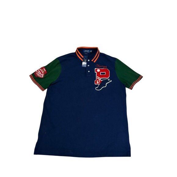 New Polo Ralph Lauren P Wing Shirt Mens Large Bulldog Football 1959 Athletic - Picture 2 of 14
